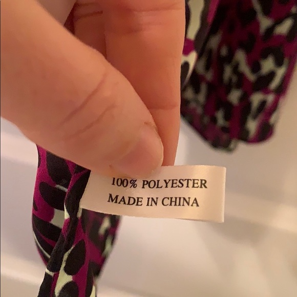 NWT purple leopard print scarf - Picture 4 of 4